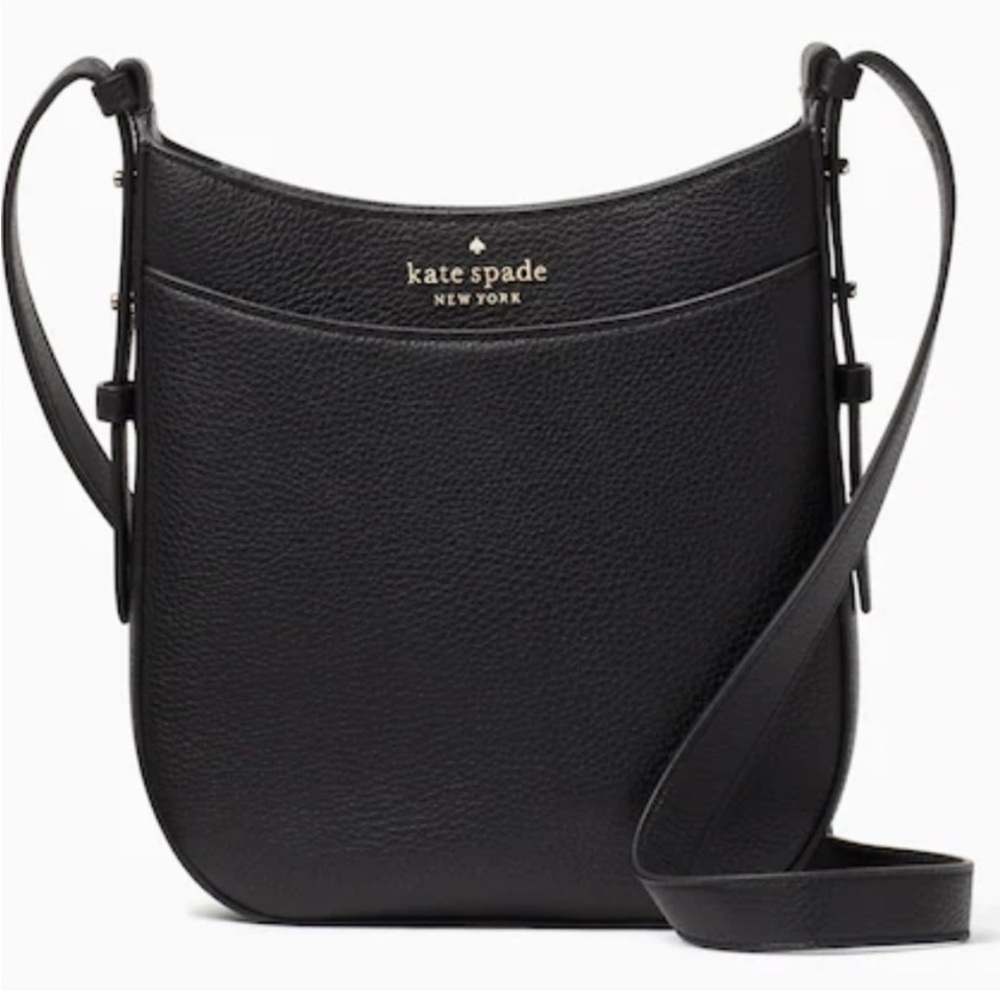 Kate spade NEW YORK North South Leila Crossbody crossbody bag black leather